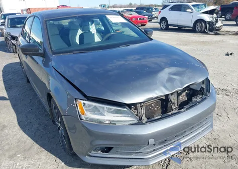 2016 Volkswagen Jetta Sport из США, поврежденный, VIN 3VWD17AJXGM302382